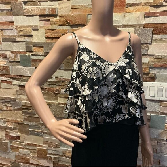 Alice + Olivia Vanessa Tiered Devore Camisole Top - Picture 2 of 10